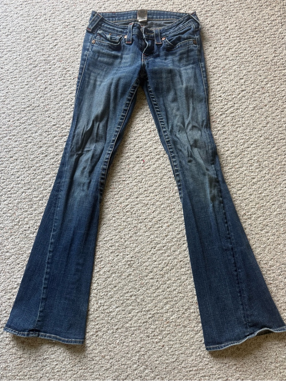 True Religion Women's Dark Blue Boot Cut Jeans